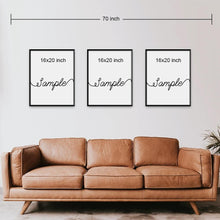 Load image into Gallery viewer, Set of 3 Canvas Prints | Family | Living Room Decor