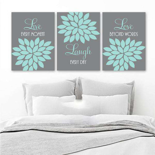 Live Laugh Love Canvas Art Set 06