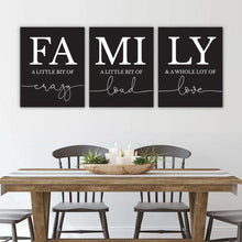 Load image into Gallery viewer, FAMILY Canvas Art Set I 06-3 Pieces