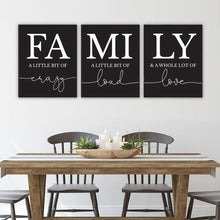 Load image into Gallery viewer, FAMILY Canvas Art Set IV