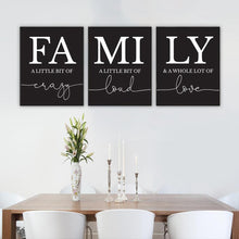 Load image into Gallery viewer, FAMILY Canvas Art Set IV