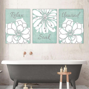 FLOWER Canvas Art Set I