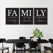 Load image into Gallery viewer, FAMILY Canvas Art Set IV