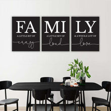 Load image into Gallery viewer, FAMILY Canvas Art Set I 06-3 Pieces