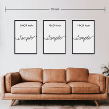 Load image into Gallery viewer, Set of 3 Canvas Prints | Family | Living Room Decor